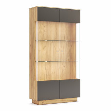 Сервант 2Дв Місяць / Luna Мат Лава - Дуб Крафт MiroMark LN-113-LV