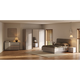 Модульная спальня Меги / Megy Глянец Шиншила Серая MiroMark