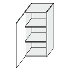 Кухонная секция Мери верхняя 20В/720 1дв MR-420W/9003gl MiroMark