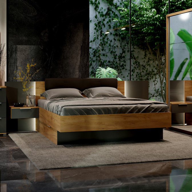 Ліжко Місяць з ящиками для білизни MiroMark купити