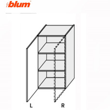 Кухонная секция Миллениум WG верхняя 20В/720 1дв Pro Blum Левая ML-421W/01L MiroMark