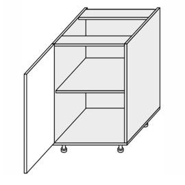 Кухонная секция Мери нижняя 50Н/820 1дв MR-050W/9003gl MiroMark