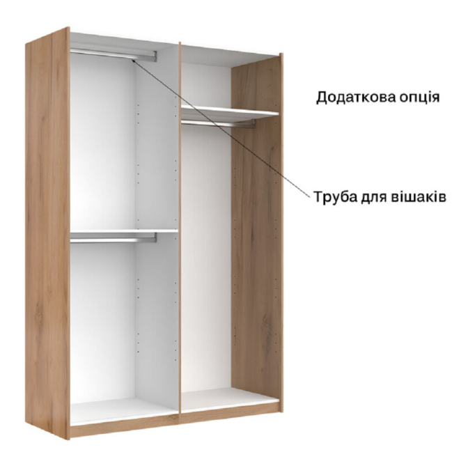 Шкаф-купе 1,5х2,1 Мила / Mila Глянец Белый MiroMark MA-18-WB