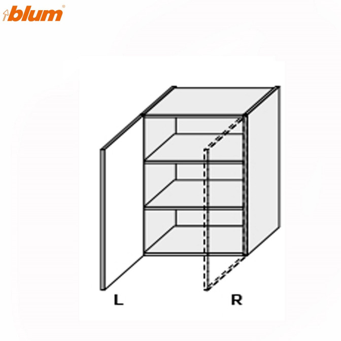 Кухонна секція Міленіум верхня 60В/720 1дв Pro Blum Права ML-468W/9003R MiroMark