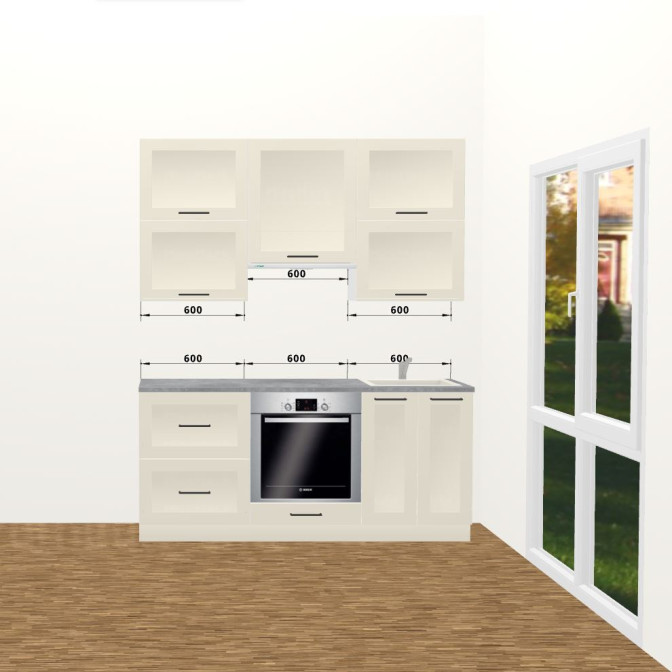 Кухня Винтаж 1,8 м В 900 Стандарт MiroMark