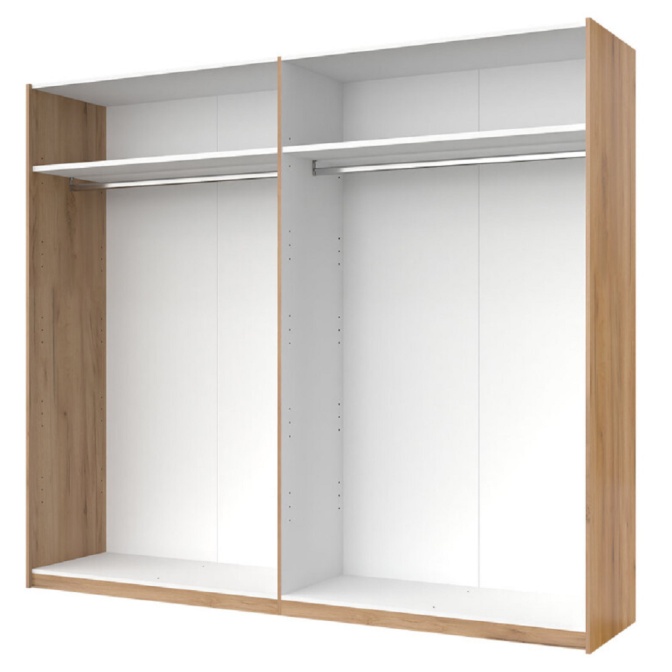 Шкаф-купе 2,5x2,1 Белла / Bella Глянец Белый MiroMark BL-21-WB