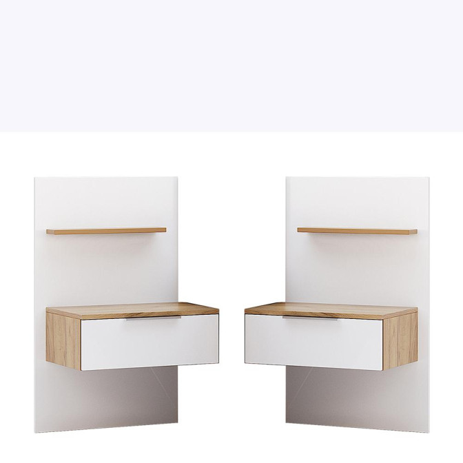 Тумба приставная прикроватная Асти коплект 2 шт MiroMark купить