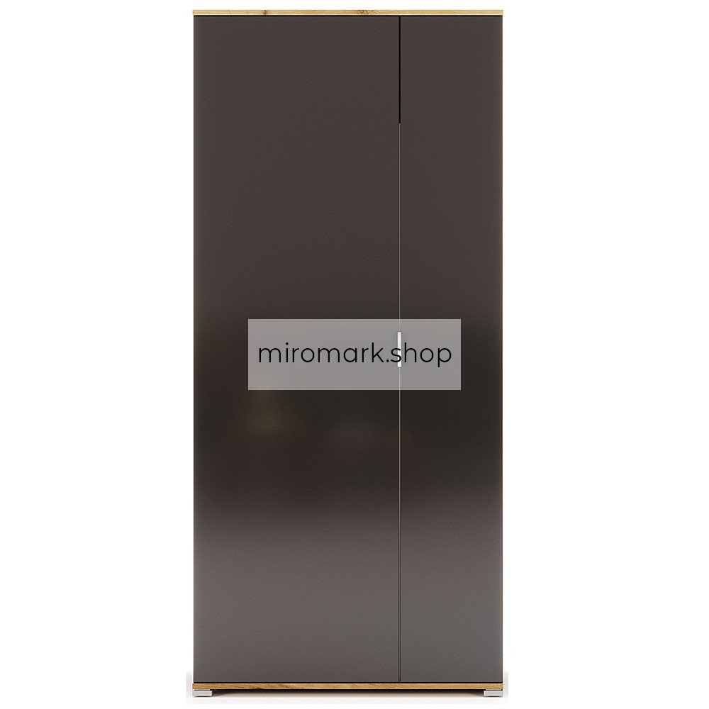 Купити Шафа 2Дв Місяць / Luna Мат Лава - Дуб Крафт MiroMark LN-122-LV