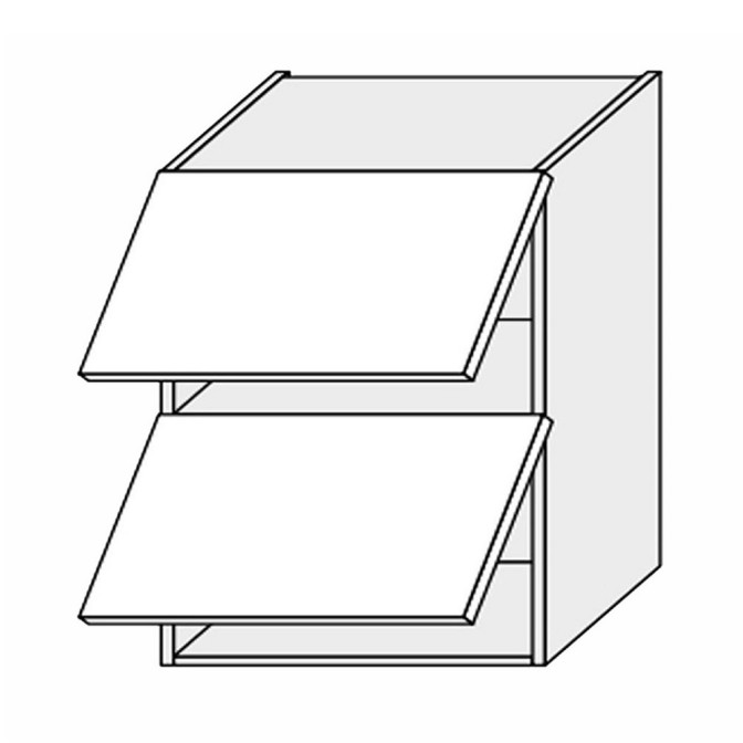 Кухонная секция Валенсия верхняя 80В/900 2дв Газ Лифт VL-581W/9003 MiroMark