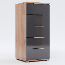 Комод 5Ящ Рамона / Ramona Дуб Крафт - Мат Лава MiroMark RA-65-LV