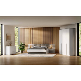 Модульна спальня Бартон / Barton Супер Мат Білий MiroMark