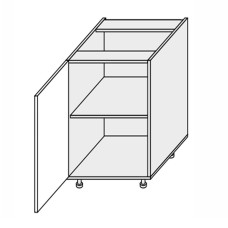 Кухонная секция Глори нижняя 45Н/820 1дв GL-043W/01 MiroMark