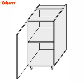 Кухонная секция Валенсия нижняя 20Н/820 1дв Pro Blum VL-023W/9003 MiroMark