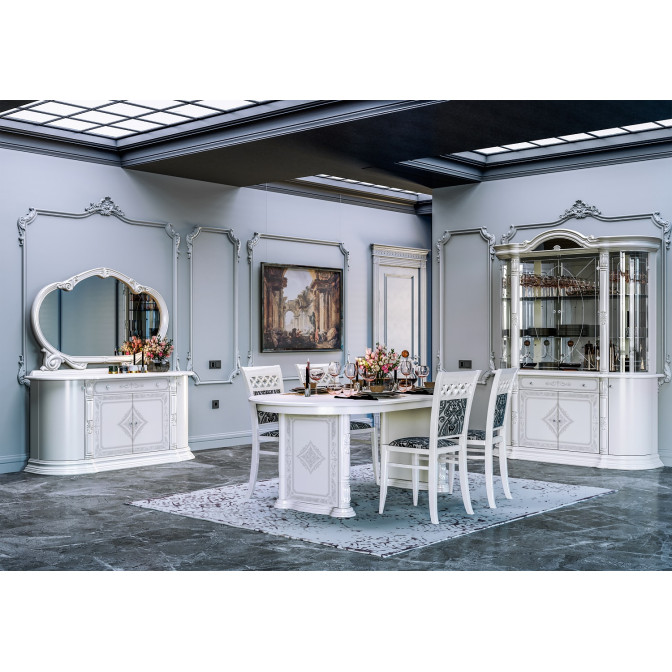 Модульна вітальня Чикаго / Chicago Глянець Білий MiroMark