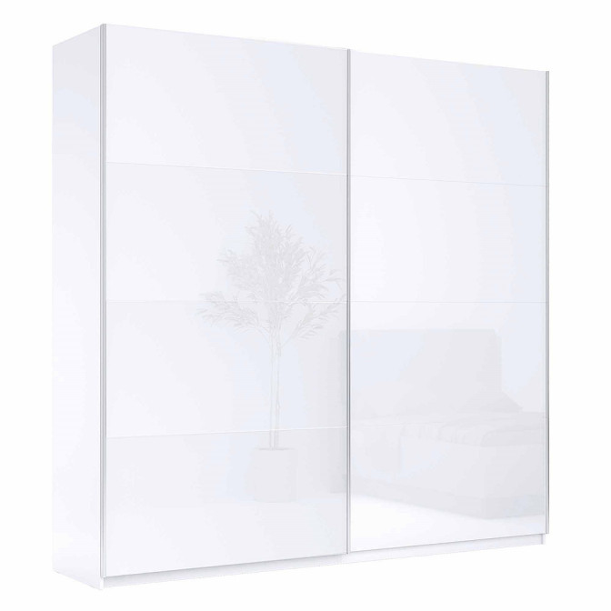 Шкаф-купе 2,0х2,4 Фемели / Family Глянец Белый MiroMark FM-85-WB