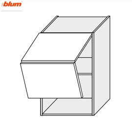 Кухонна секція Вінтаж верхня 60В/900 2дв Aventos Pro Blum VN-563W/9003 MiroMark