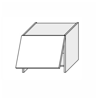 Кухонна секція Глорі верхня 60ВВТ/510 1дв Телескоп GL-466W/01 MiroMark