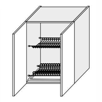Кухонная секция Миллениум WG верхняя 80ВС/720 2дв Сушка ML-483W/01 MiroMark Кухонная секция Миллениум WG верхняя 80ВС/720 2дв Сушка ML-483W/01 MiroMark