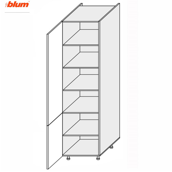 Кухонная секция Винтаж Пенал 60П/2320 Pro Blum VN-863W/9003 MiroMark