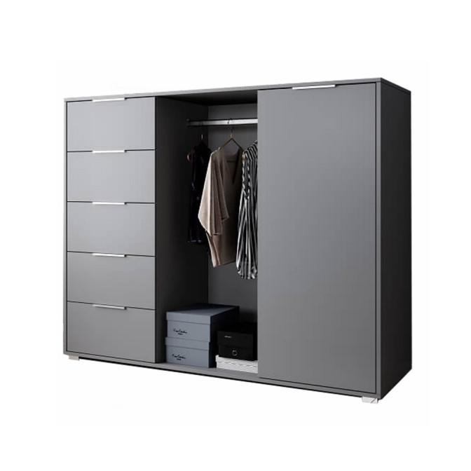 Комод 1Дв 5Ящ Люция / Lucia Графит MiroMark 3812929M