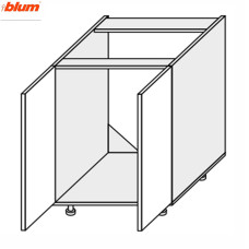 Кухонная секция Винтаж нижняя 80НМ/820 2дв Мойка Pro Blum VN-087W/9003 MiroMark