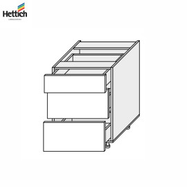 Кухонная секция Мери нижняя 40Н3ШХ/820 Pro Hettich MR-042W/9003gl MiroMark