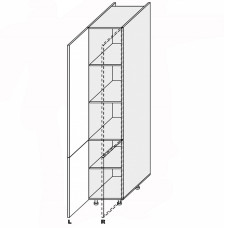 Кухонная секция Миллениум WG Пенал 40П/2140 Левая ML-740W/01L MiroMark