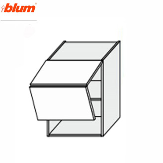 Кухонна секція Міленіум WG верхня 60В/720 2дв Aventos Pro Blum ML-463W/01 MiroMark