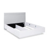 Кровать без каркаса 1,8х2,0 Фемели / Family Глянец Белый MiroMark FM-39-WB