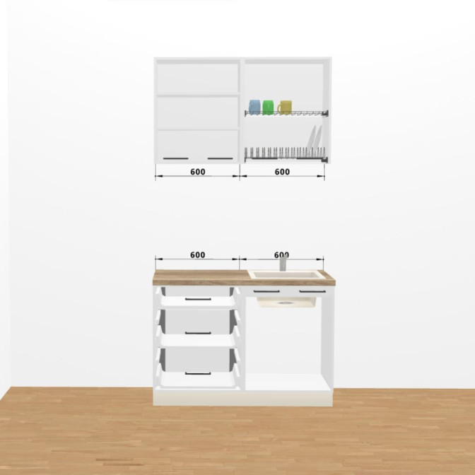 Кухня Винтаж 1,2 м А 720 Pro MiroMark