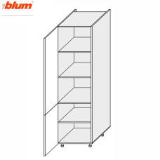 Кухонная секция Мери Пенал 60П/2140 Pro Blum MR-764W/9003gl MiroMark