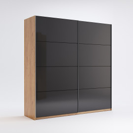 Шафа-купе 2000*2100 Місяць / Luna Дуб Крафт - Мат Лава MiroMark LN-22-LV