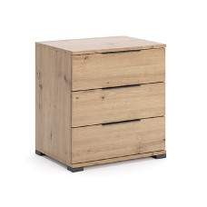 Тумба прикроватная 3Ящ Тедди / Teddy Дуб Артизан MiroMark TD-53-OA