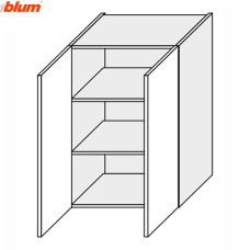 Кухонная секция Валенсия верхняя 60В/900 2дв Pro Blum VL-567W/9003 MiroMark