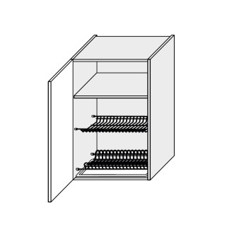 Кухонна секція Глорі верхня 60ВС/900 1дв Сушка GL-570W/01 MiroMark