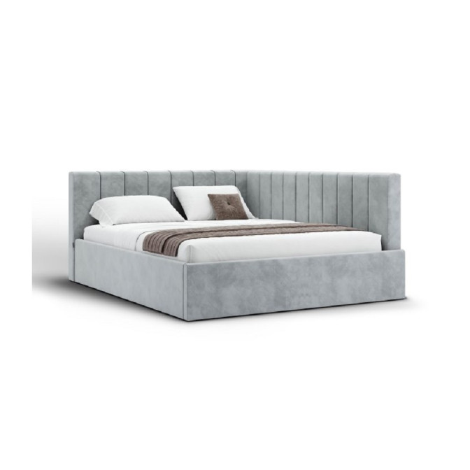 Ліжко М'яка оббивка з каркасом Підйомним механізмом 1,6x2,0 Шайн / Shine MiroMark SF-45-SH