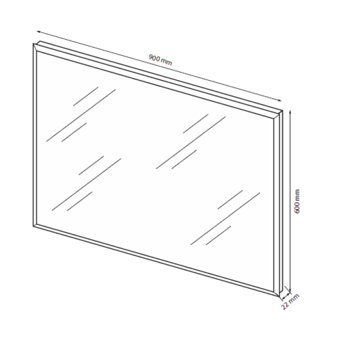 Зеркало Бартон / Barton MiroMark BT-81-WM