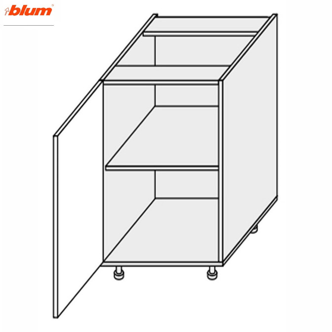 Кухонная секция Винтаж нижняя 40Н/820 1дв Pro Blum VN-045W/9003 MiroMark