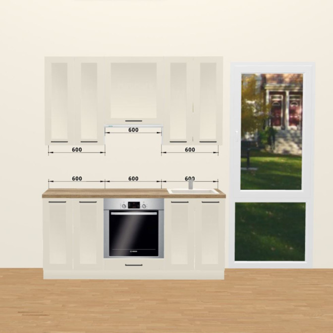 Кухня Вінтаж 1,8 м З 900 Pro MiroMark