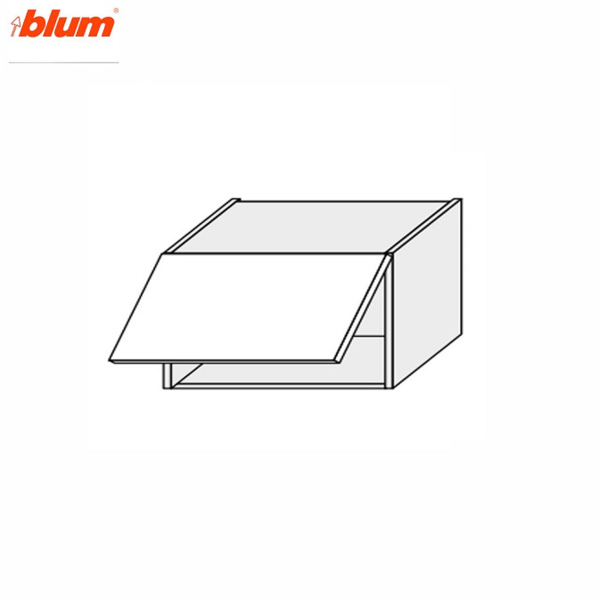 Кухонная секция Мери верхняя 60В/360 1дв Aventos Pro Blum MR-161W/9003gl MiroMark