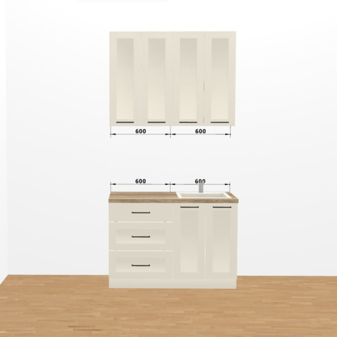 Кухня Вінтаж 1,2 м А 900 Pro MiroMark