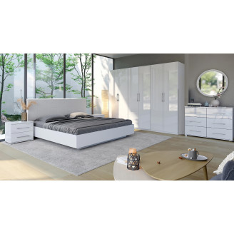 Комплект в спальню 6Дв Фемели / Family Глянец Белый MiroMark