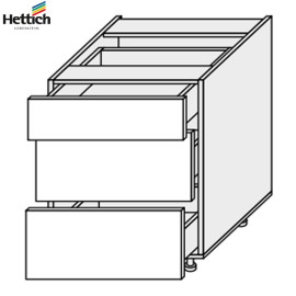 Кухонна секція Валенсія нижня 80Н3ШХ/820 Pro Hettich VL-084W/9003 MiroMark