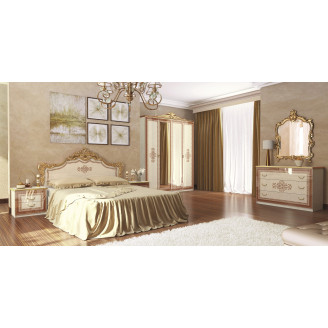 Комплект в спальню 4Дв Дженнифер / Jennifer Радика Беж MiroMark