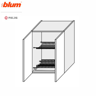 Кухонная секция Миллениум верхняя 60ВС/720 2дв Сушка Pro Blum + Rejs ML-465W/9003R MiroMark Кухонная секция Миллениум верхняя 60ВС/720 2дв Сушка Pro Blum + Rejs ML-465W/9003R MiroMark