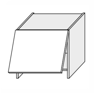 Кухонна секція Міленіум верхня 60ВВТ/510 1дв Витяжка Телескоп ML-466W/9003 MiroMark