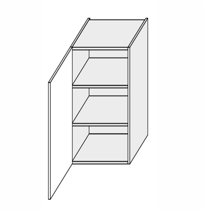 Кухонна секція Глорі верхня 20В/720 1дв GL-420W/01 MiroMark