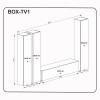Комплект в гостиную BOX TV1 MiroMark