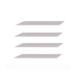 Полки длинные 4Шт для Шкафа 3 + 4 + 6 Дв / MiroMark OP-01-WB