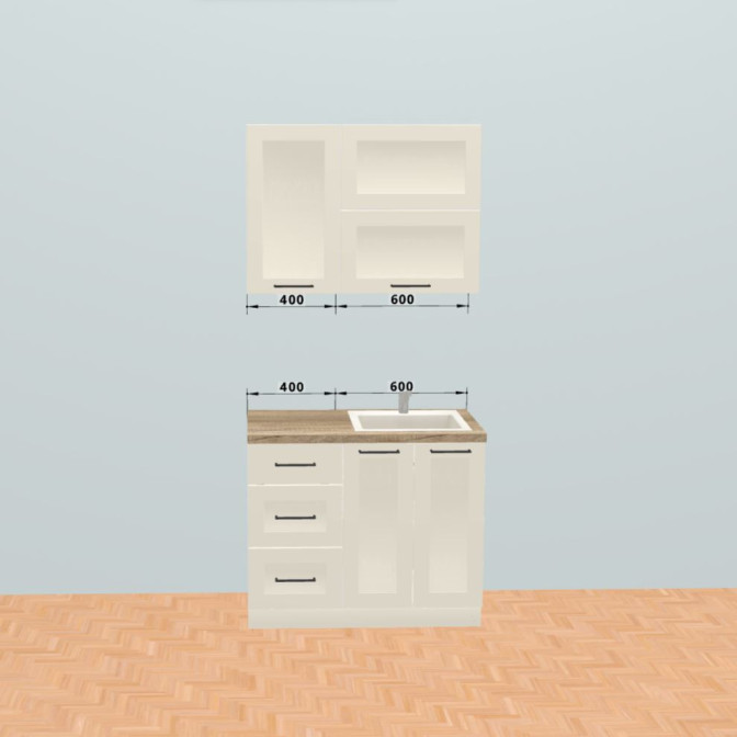 Кухня Вінтаж 1,0 м В 720 Pro MiroMark